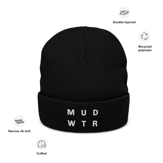 mud-wtr-beanie-k5 ribbed-knit-beanie-black-front-6478f6ebb8db4.png
