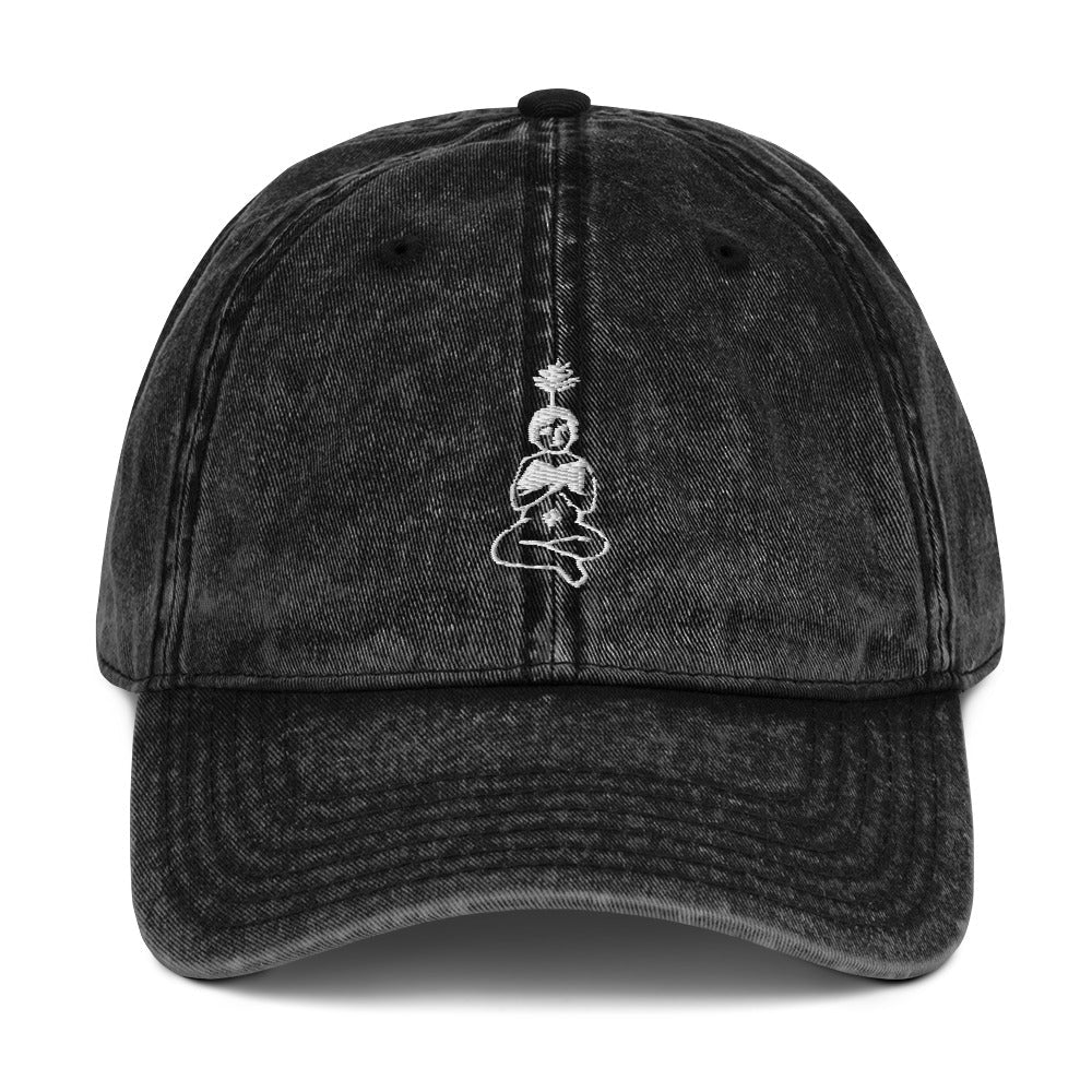 unlearn-relearn-vintage-cotton-cap-k1 vintage-cap-black-front-647546e2e4417.jpg