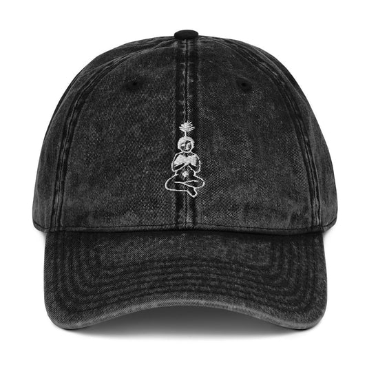 unlearn-relearn-vintage-cotton-cap-k1 vintage-cap-black-front-647546e2e4417.jpg