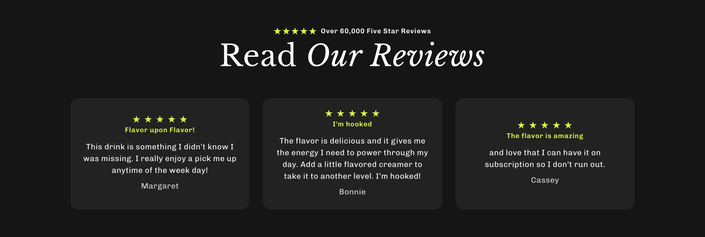 Read Our Reviews